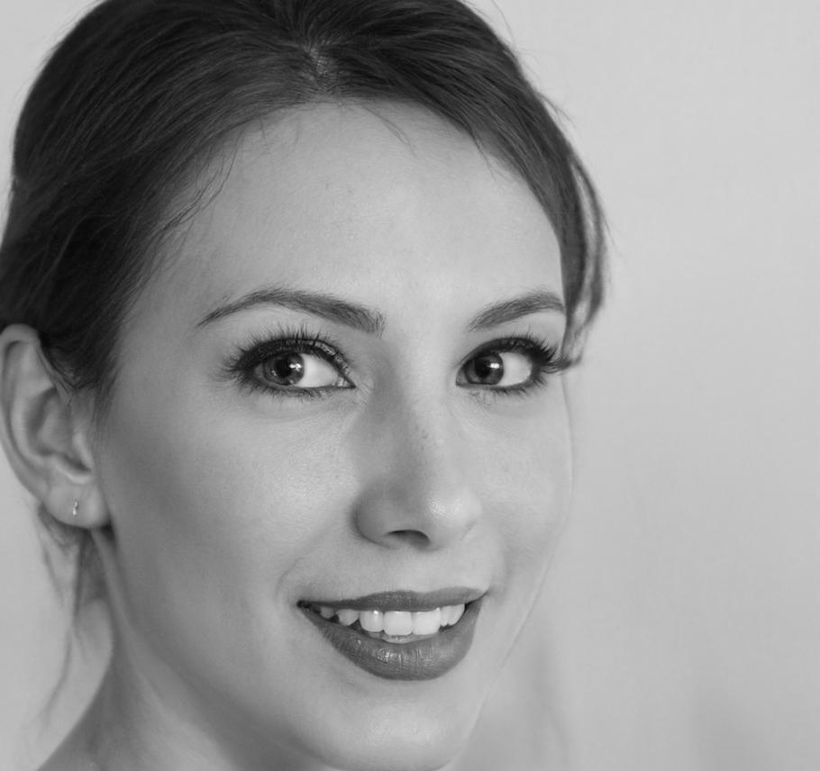 Portrait of female UI design graduate